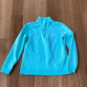 Vineyard Vines women’s Turquoise Quarter-Zip Pullover